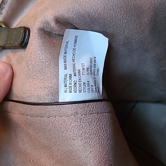 Olive Color Tote - Picture 4 of 9